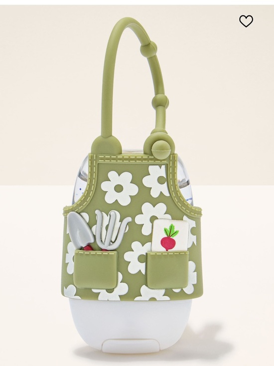 Bath & Body Works Accessories - “GARDENING APRON” PocketBac Holder by B&BW in Daisy Green w/ Adjustable Snap NWT